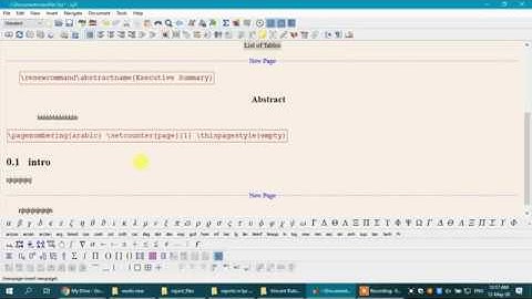 Technical Reports, Formal Tables and Importing Data in LyX