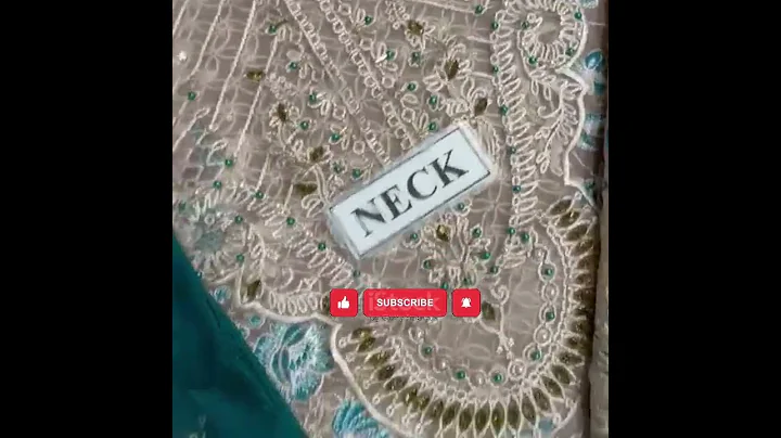 Ramsha Chiffon Replica 2025 | Beige & Teal Embroidered Unstitched 3PC Suit | Party Wear Dress