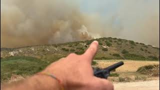 Incendio en Añorbe Navarra