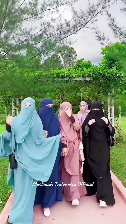 Masya Allah Cantiknya Kumpulan Muslimah Bercadar #akhwat #hijab #muslimahbercadar #sholehah #short