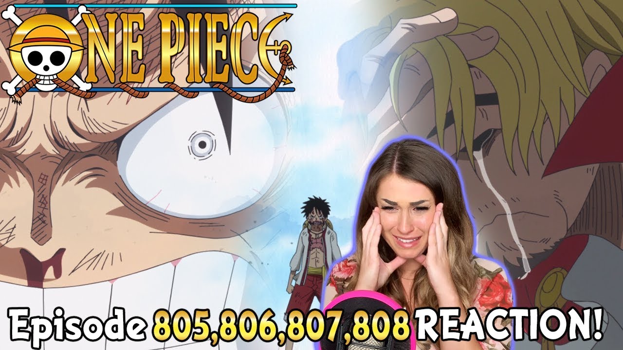 Sanji Vs Luffy One Piece Episode 805 806 807 808 Reaction Youtube