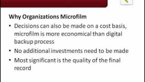 Microfilming: A Compelling Way to Protect Valuable Documents