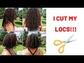 I CUT MY LOCS!!!! *NOT CLICKBAIT*