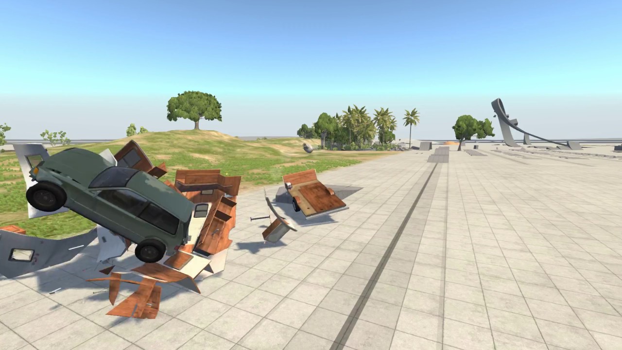 BeamNG CRASH TEST CAMPER