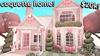Building a Coquette House in Bloxburg! 20k Build Tutorial