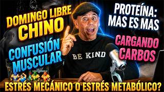 PROTEINA: MAS ES MAS --- CONFUSION MUSCULAR --- ESTRES METABOLICO Y ESTRES MECANICO --- CARB-UP