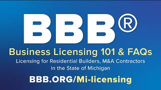 BBB Business Licensing 101 & FAQs: Residential Builders, M&A Contractor Licensing Explained