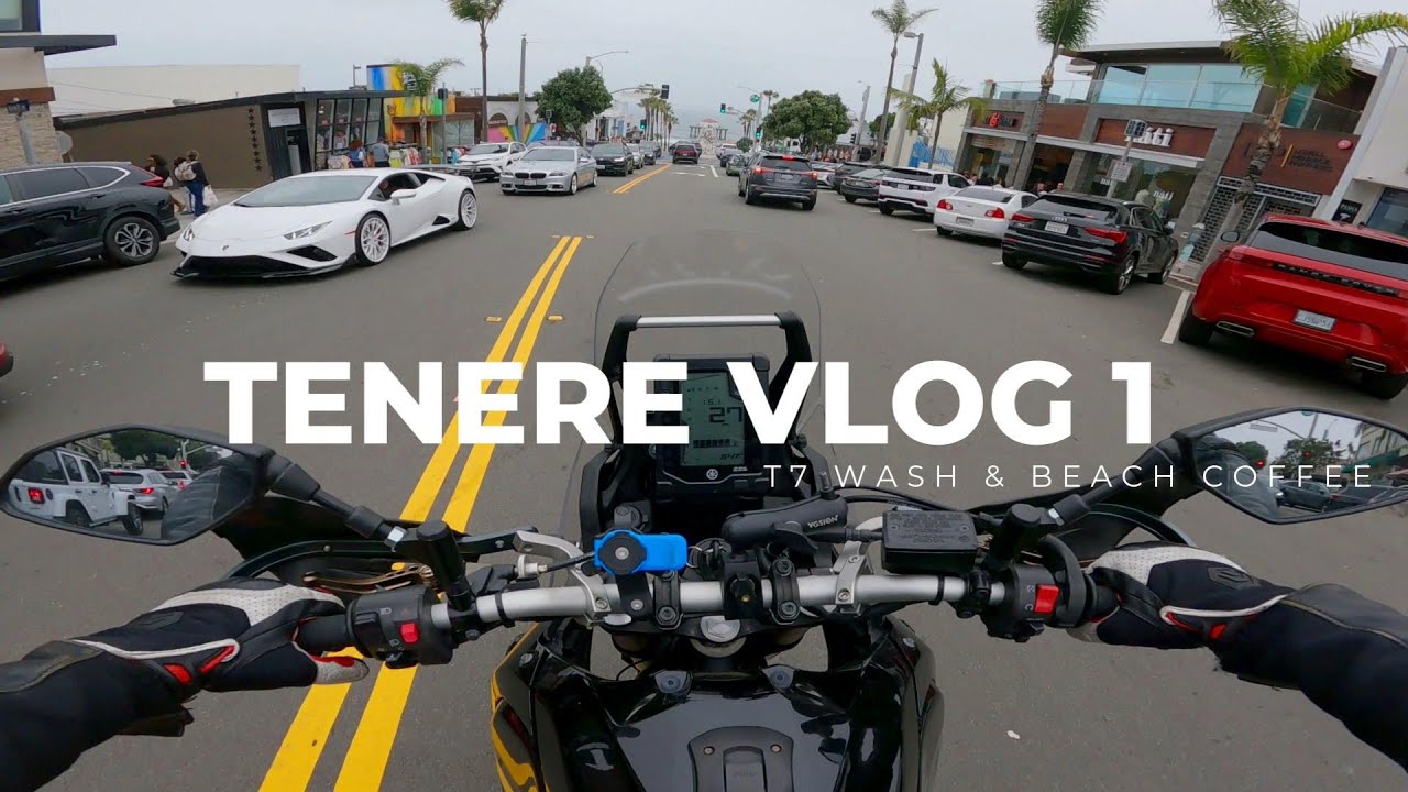 City Ride Los Angeles | YAMAHA TENERE 700 PURE SOUND [4K]