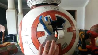Final testing of BB8 thumbs up.