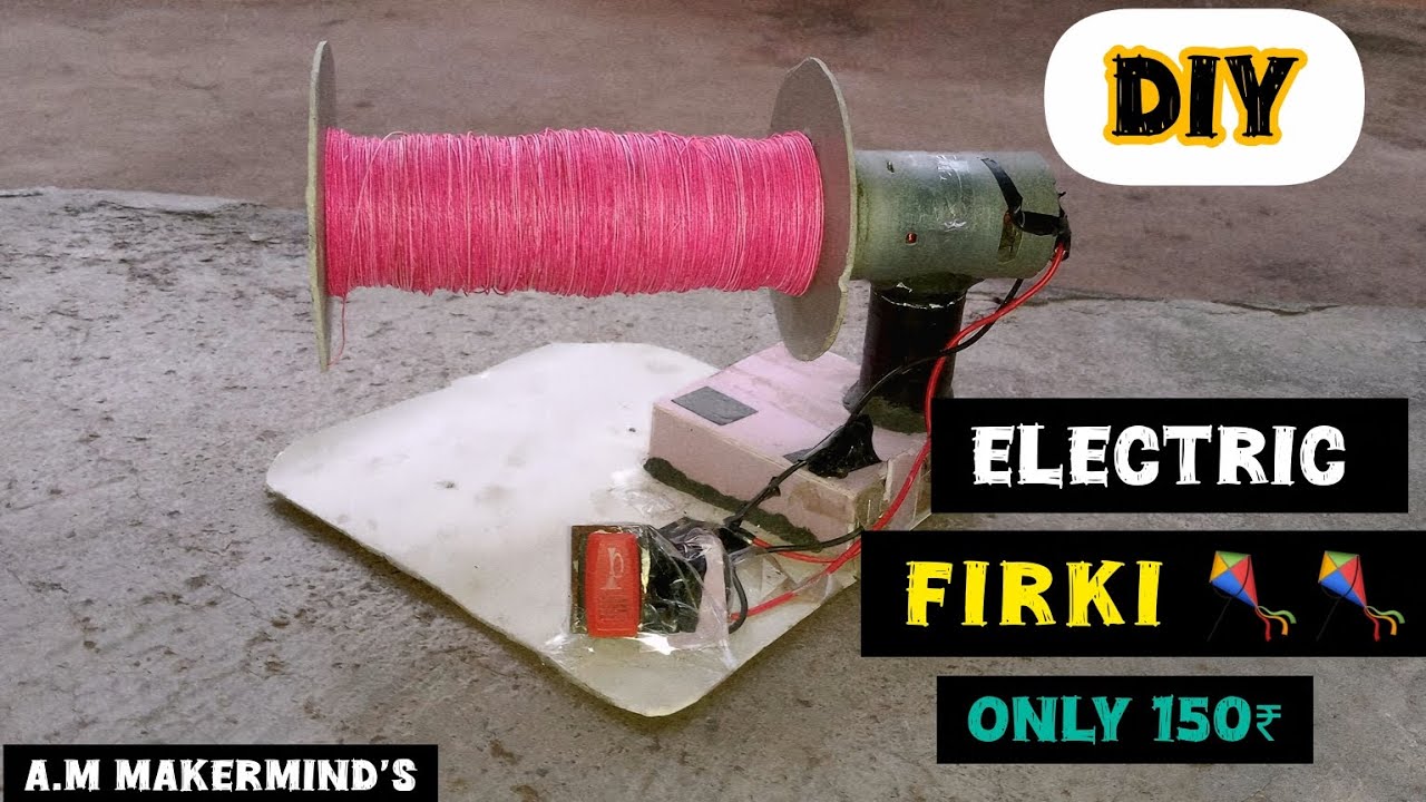 How to make electric firki🪁/charkhi from pvc pipe and using 775 motor 
