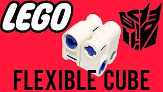 INSTRUCTIONS TUTORIAL HOW TO BUILD LEGO TECHNIC 2X2 STUD MINI FLEXIBLE CUBE MECHA (8 PIECES ONLY) 🔥