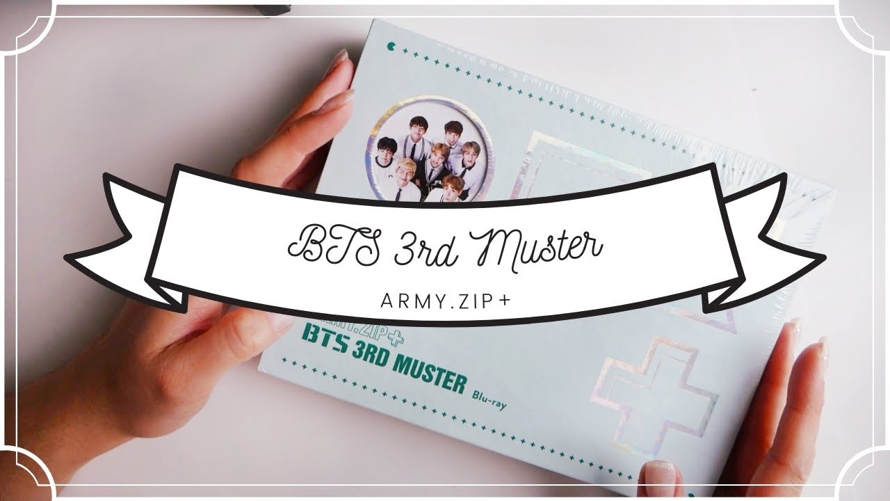 UNBOXING BTS 3rd Muster: ARMY.Zip+ - YouTube