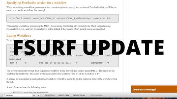 [FreeSurfer] Fsurf Update | FS Versions