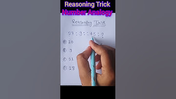 Number Analogy Questions || Reasoning by Srishti Tyagi #ssc #ytshorts #motivation #analogy