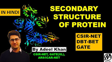 SECONDARY STRUCTURE OF PROTEIN || PROTEIN STRUCTURE || CSIR-NET, ICMR, DBT, GATE(XL) || M.Sc.
