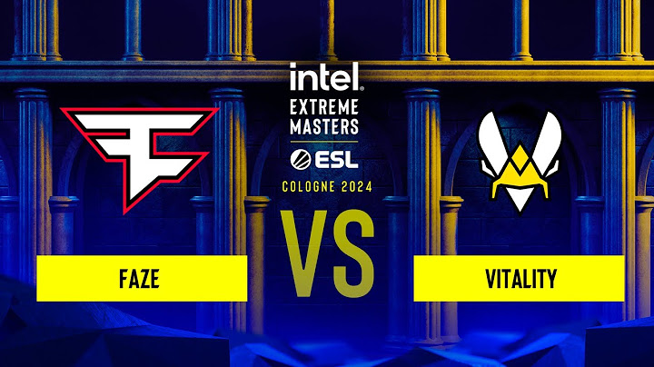 FaZe vs. Vitality - IEM Cologne 2024 - Group B