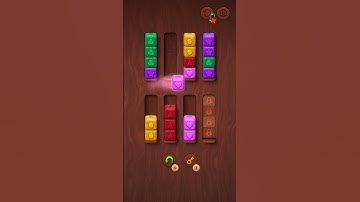 Colorwood Sort Puzzle Game Level #15 (Android, iOS) #puzzle #sort  #gameplay