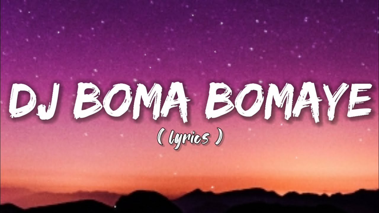 DJ BOMA BOMAYE - GEO DA SILVA \u0026 JACK MAZZONI ( LIRIK)
