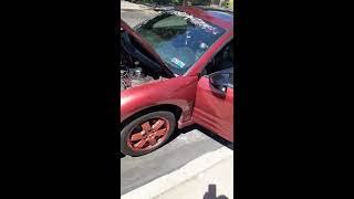 2000 eclipse fixed and running great again. Update on headers and downpipe.