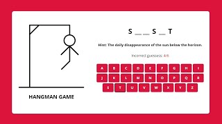 How To Create Hangman Game With Html Css And JavaScript || Part 2 || Hangman Game_