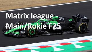 Matrix racing League-F1 25 VC. Rakouska Main/Rookie