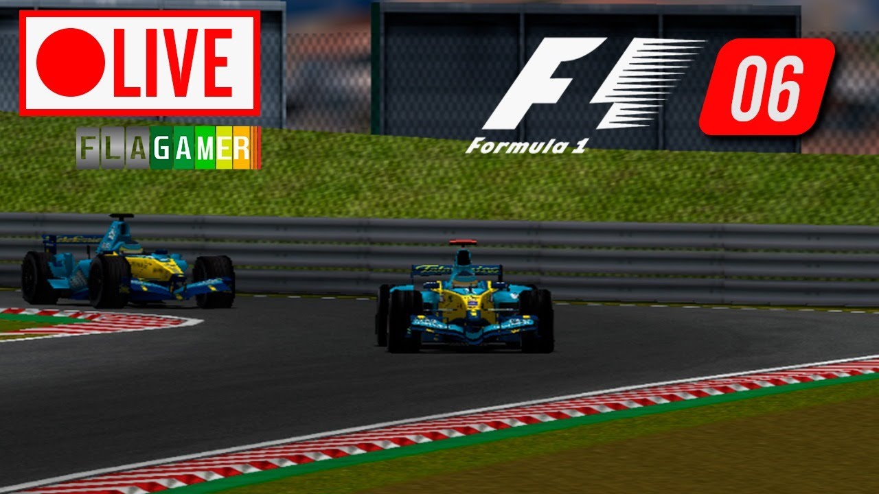 Flagamer jogando Formula One 06 (PS2) AO VIVO