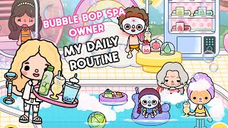 Bubble Bop Spa Owner 🫧  My Daily Routine 💅🌸| Toca Boca World