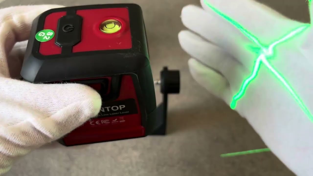 XUNTOP Livella Laser a Croce, Ottima per lavori fai da te