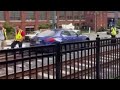 Luxury car spotted on light rail tracks in Charlotte’s South End