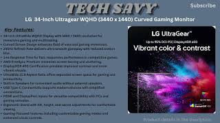 LG UltraGear 34G630A-B Review | 34" Curved 240Hz Ultrawide Gaming Monitor