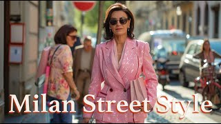 Italian Elegance: Milan Street Style Summer Outfits for All Ages - Classy and Timeless Look