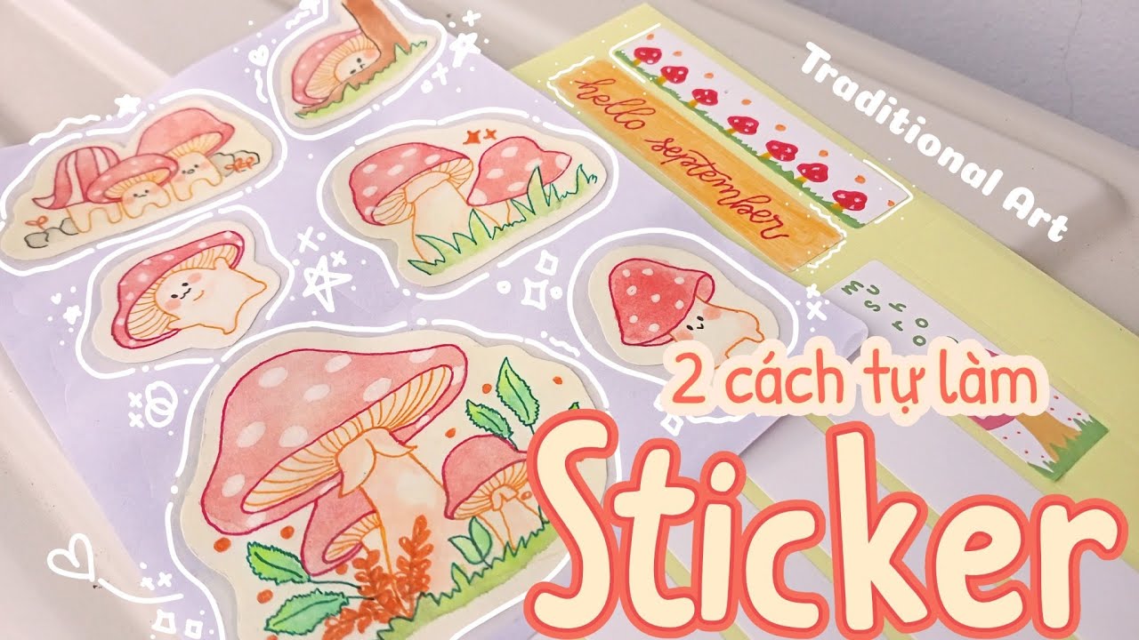 ???? DIY: Sticker // 2 cách tự làm sticker tại nhà đơn... - youtube