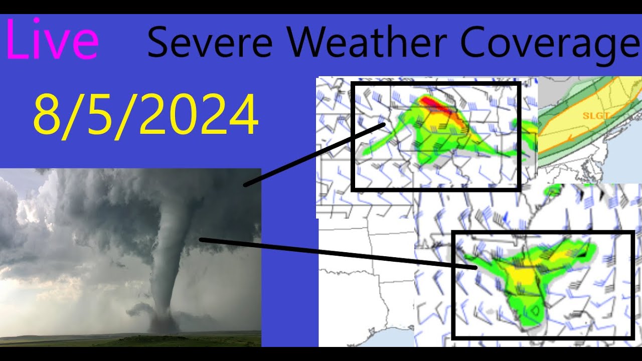 Live - Severe weather coverage (8/5/2024) - YouTube