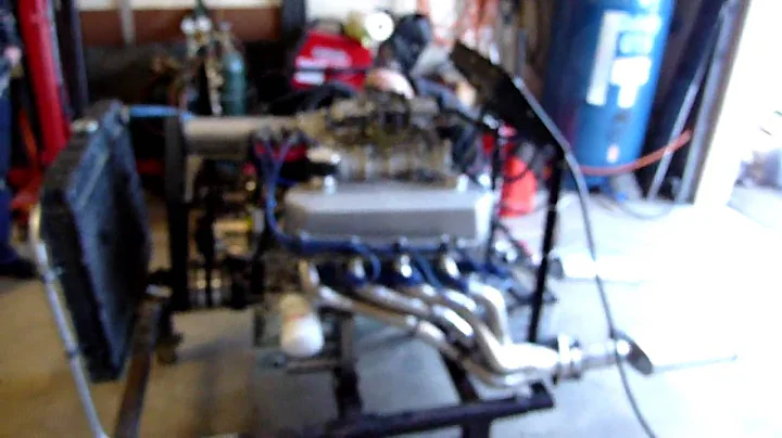 starting the 347 on the engine run stand