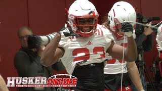 HOL HD: Nebraska Football Wednesday Spring Practice Report