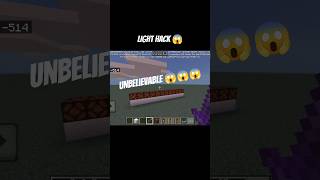 Minecraft Light Hack #viral #minecraft #shorts