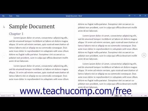 Word 2016 Tutorial The Document View Buttons Microsoft Training