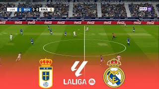 Real Oviedo vs Real Madrid | La Liga 2025 | 24 August 2025 | Simulation PES 2021 Gameplay LIVE