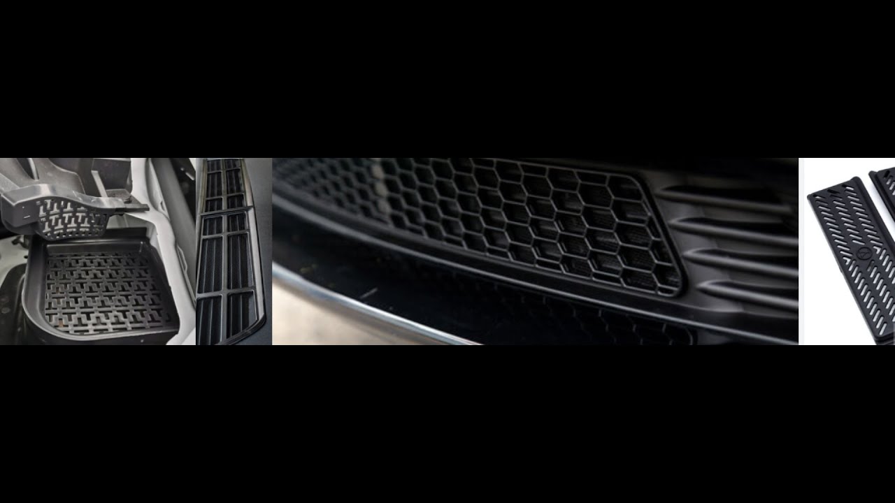Protection Ventilation Tesla ESMUSSSEIN 2 Pièces Tesla Model Y Accessoires, Protection De Grille Maille Abs Climatisation Sous Siège 2019-2022