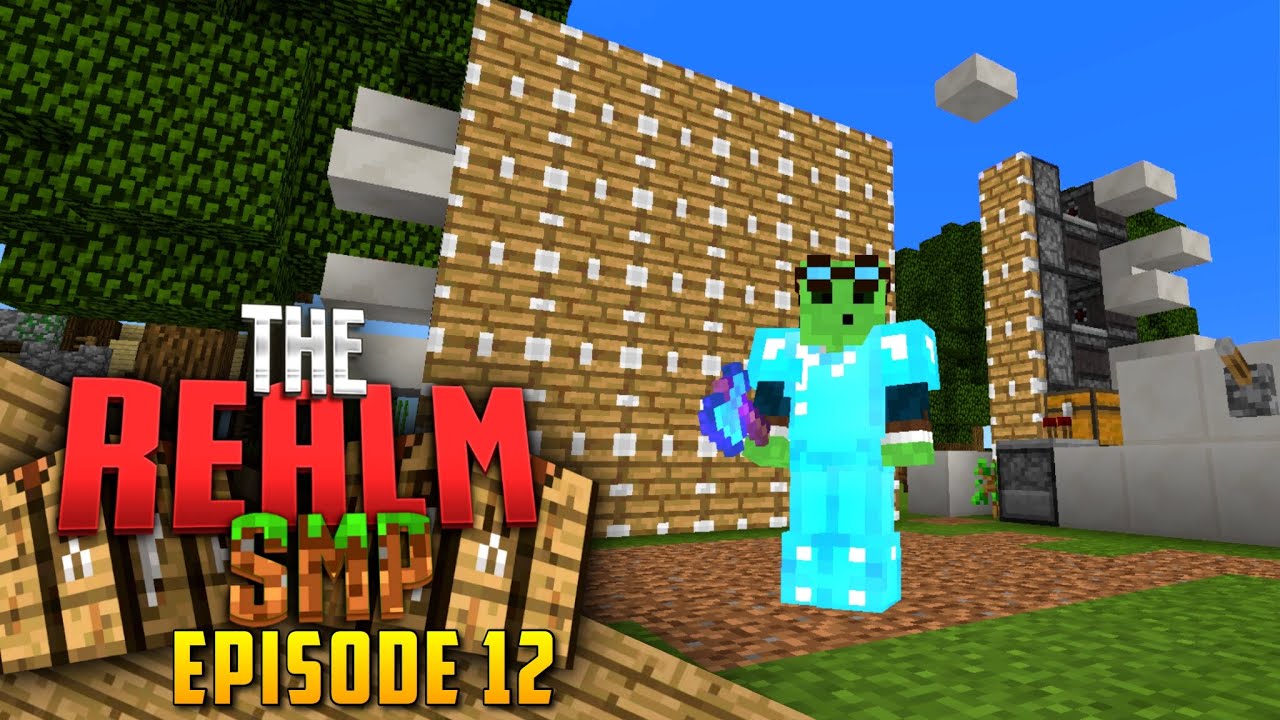 Minecraft PE Realms SMP - Ep.12 : Auto Tree Farm! - YouTube