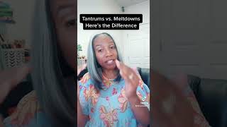 Tantrums vs. Meltdowns: Here’s the Difference