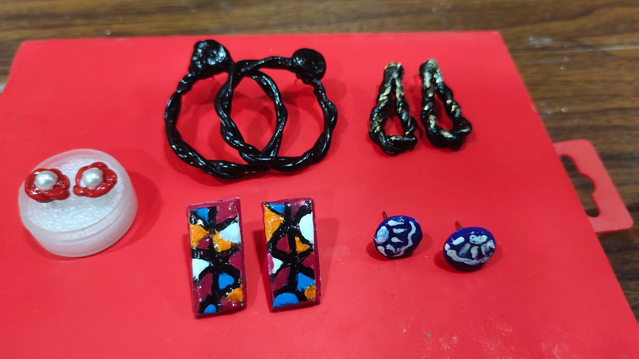clay earrings Design Home Made how To Make Earrings viral trendy clay-earrings-design-home-made-how-to-make-earrings-viral-trendy