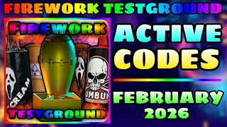 🧨 Firework Testground: Every Active Code for Free BoomCoins + Roman Candle (FEBRUARY 2026)💥