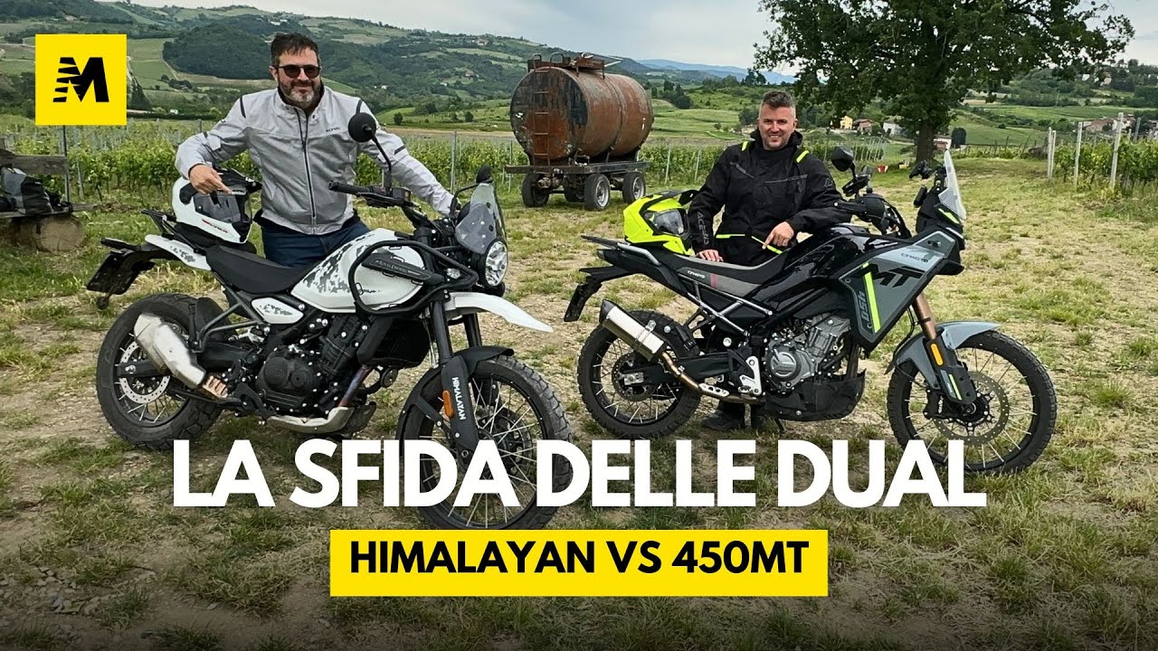 Royal Enfield Himalayan 450 vs CF Moto 450MT: quale buttiamo giù dalla torre? COMPARATIVA DUAL SPORT