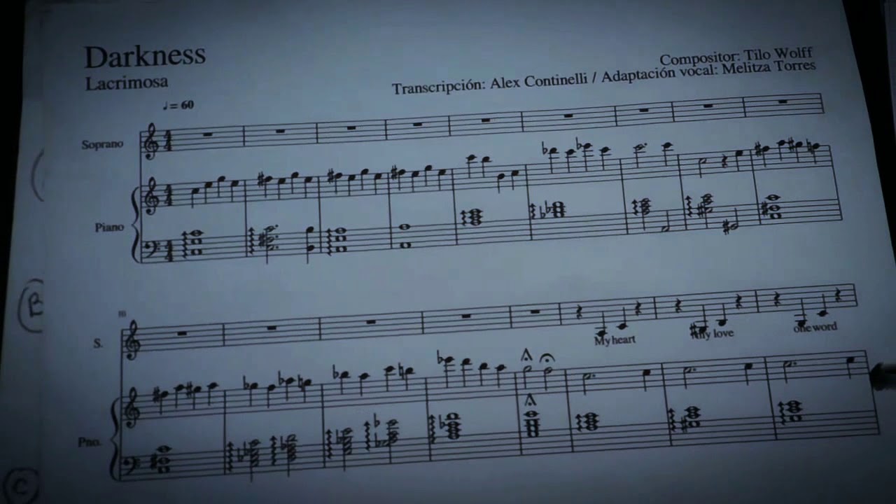 Смотреть «Darkness (Lacrimosa version)» на YouTube Смотреть «Darkness (Lacrimosa version)» на YouTube