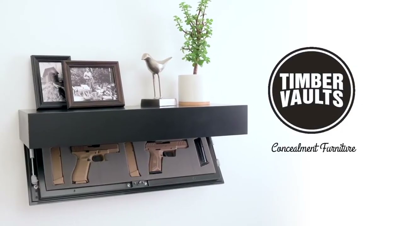 Hidden Gun Storage, Hidden Gun Safe For Pistols, Solid - View #8