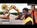 Trying to Teach A Footballer How To Operate an Excavator/Digger