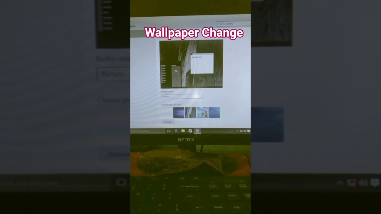 computer me wallpaper Kaise change kare l 