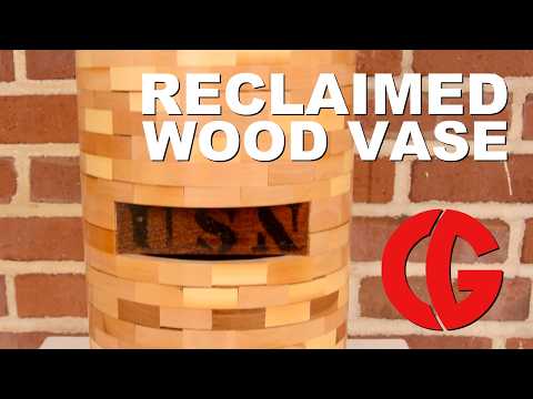 Segmented Vase from an Old Table - Art, Woodturning