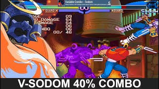 Variable Combo - Sodom (Retroachievements) - Street Fighter Alpha 3 Max [Combo in Description] screenshot 3